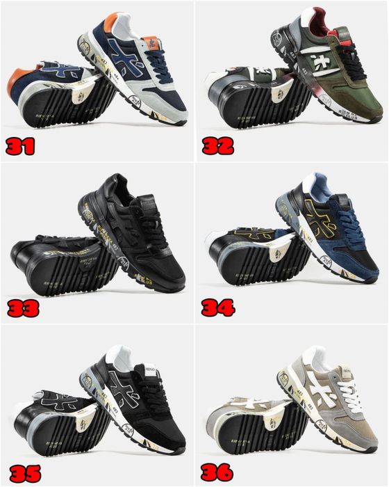 БЕЗ ПЕРЕДПЛАТИ‼️ Кросівки Premiata Mick, Lander, Lucy, Steven /Унисекс