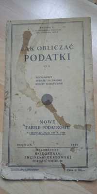 dokumenty -jak obliczyć podatek 1949r