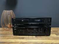 Denon DRA-385RD, DCD-595 - zestaw audio CD amplituner
