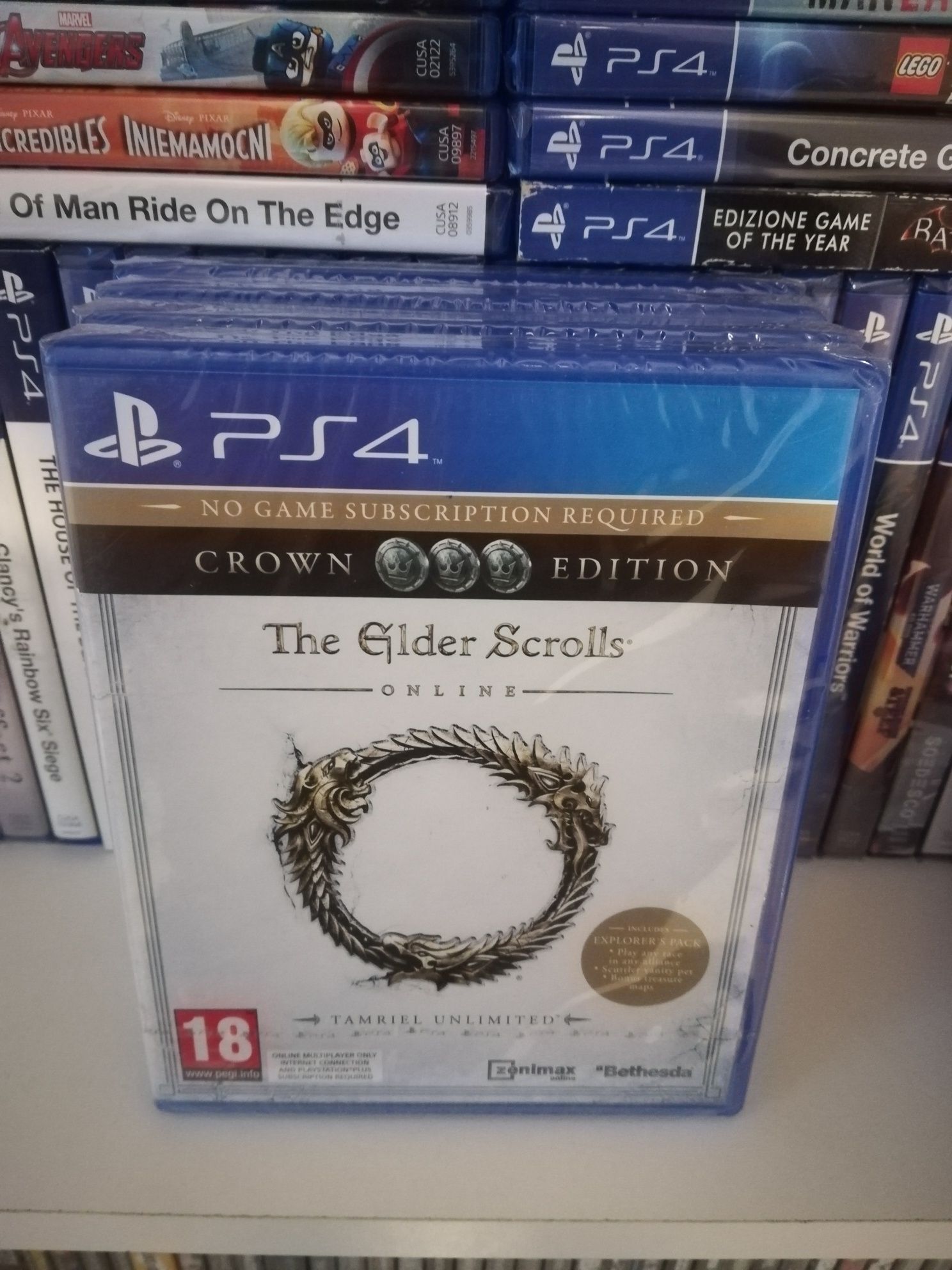 The elder scrolls online tamriel crown edition nowa folia ps4 ps5