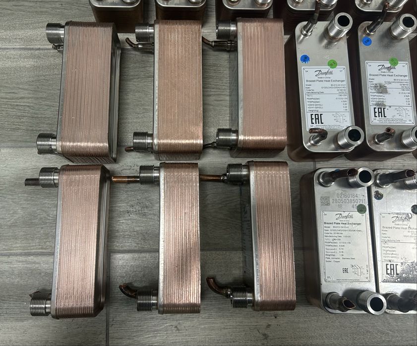 Теплообмінник Danfoss фреон - вода, Теплообменник