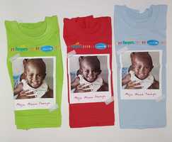 Pampers 3 x T-shirt,  Bluzki, rozmiar 80-98cm, nowe zafoliowane!