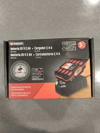 Bateria Parkside 20V 2Ah e Carregador 2.4A