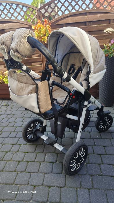 Wózek dziecięcy 3 w 1 paradise maximo Eco beżowy