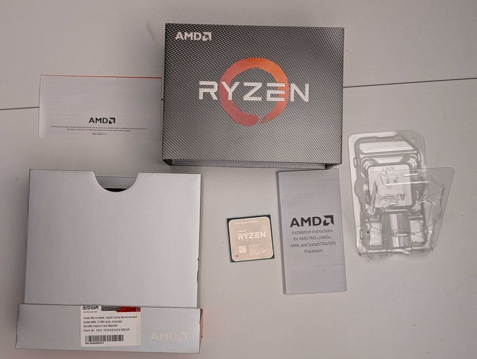 AMD Ryzen 9 3950X 16 ядер 32 потоки AM4 • Повний комплект