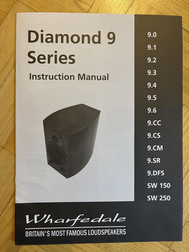 Kino domowe amplituner DVD Onkyo głośniki Wharfedale Diamond 9