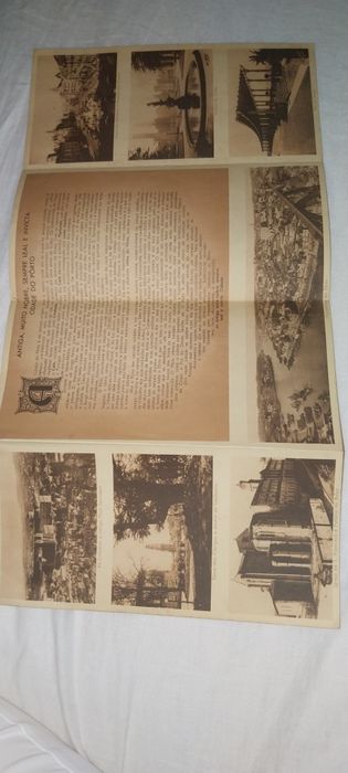 Mapa da cidade do Porto de 1940 da C.M.P., para turistas, com indicaçõ