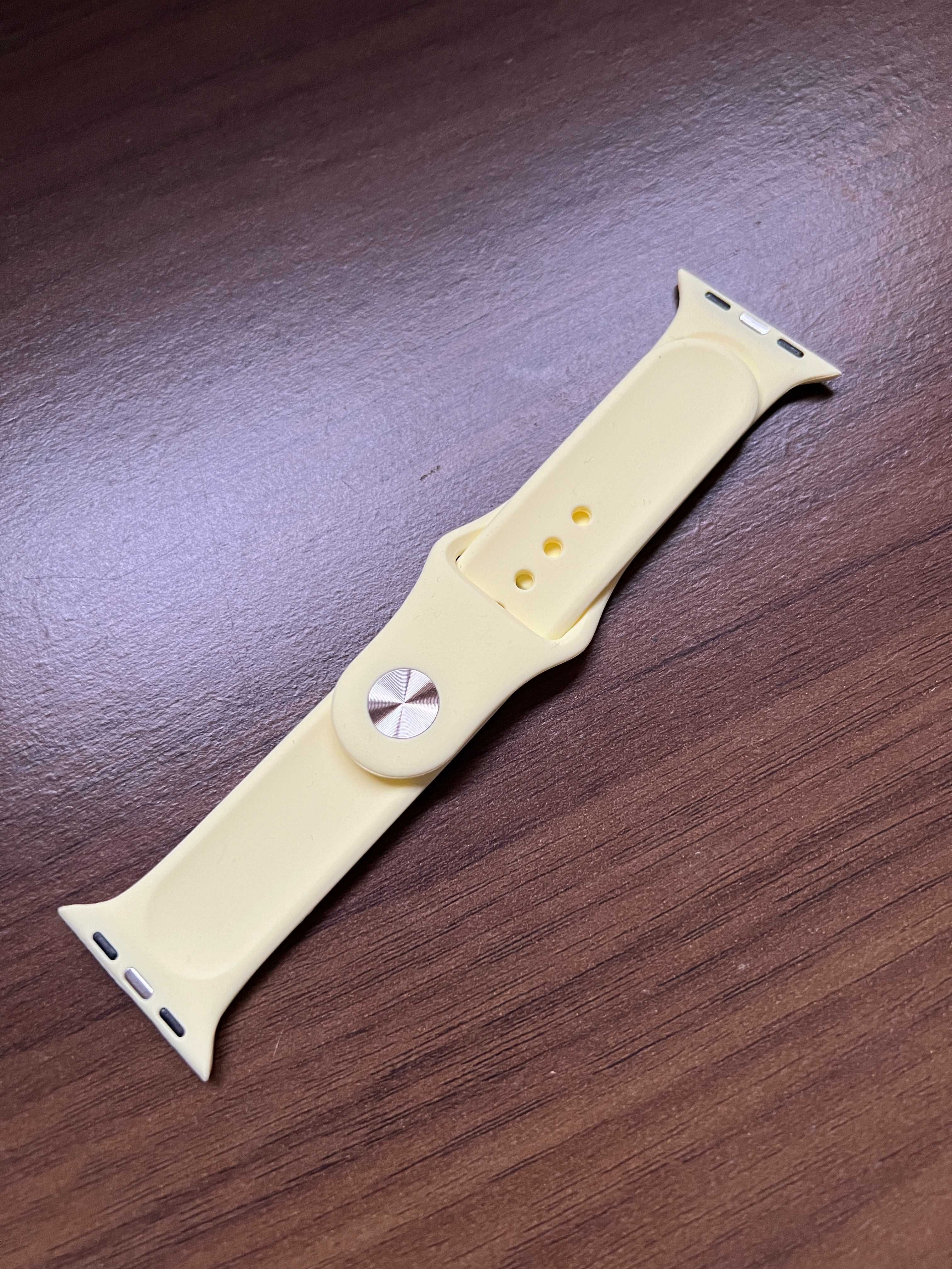 Braceletes / Pulseira compatível Apple Watch - Amarelo