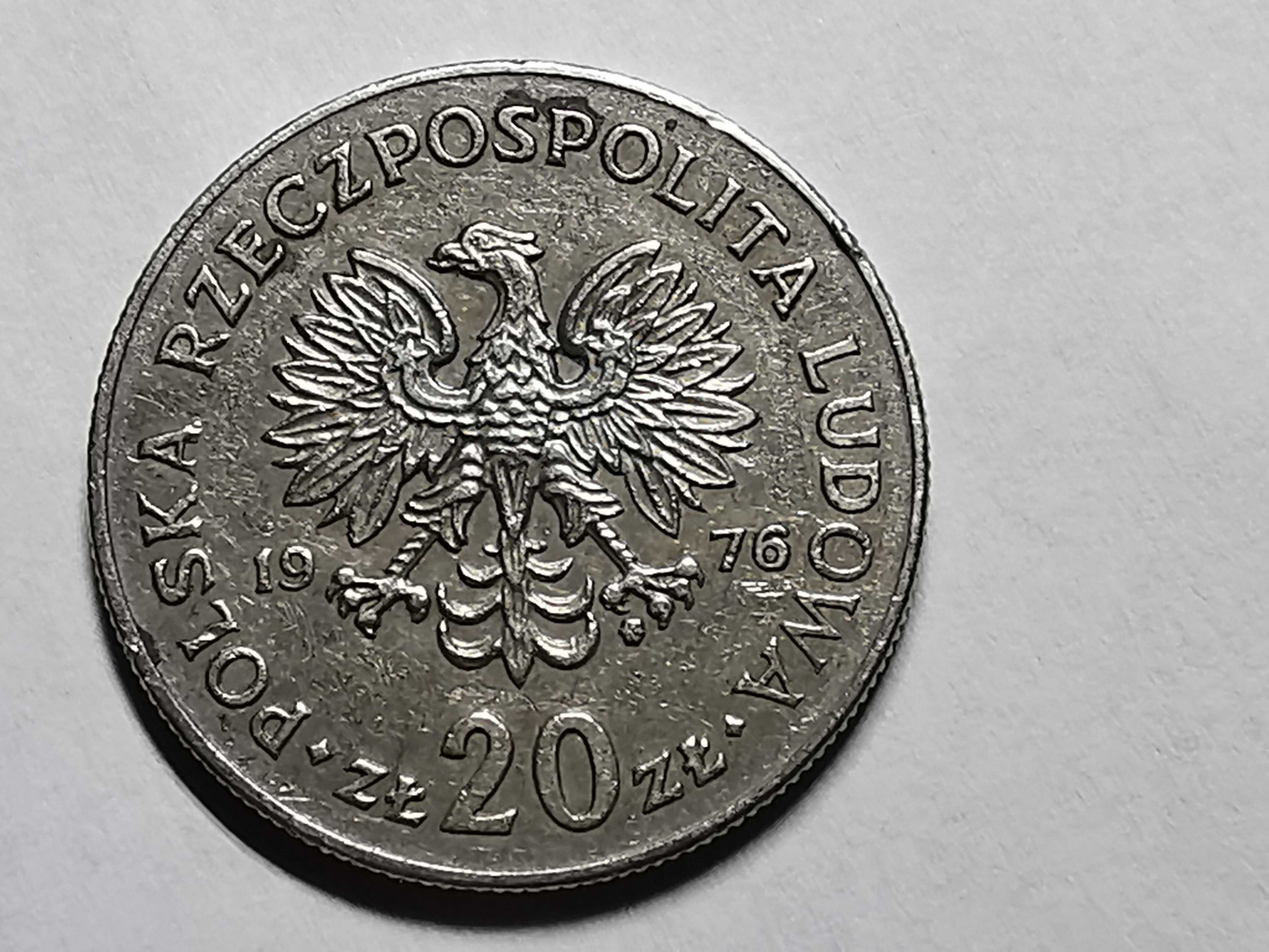 Moneta PRL Marceli Nowotko 20 złotych 1976r.