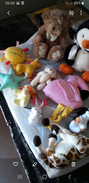 Мягкие детские игрушки.