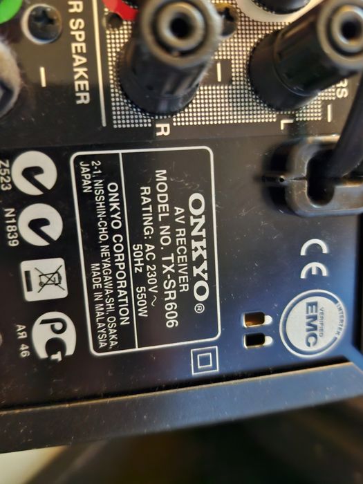 amplificador Onkyo TX-SR606 7.1 A/V Receiver