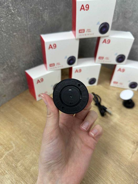 Бездротова міні КАМЕРА з ВАЙ-ФАЙ. Нічне бачення + датчик руху! WI-FI.