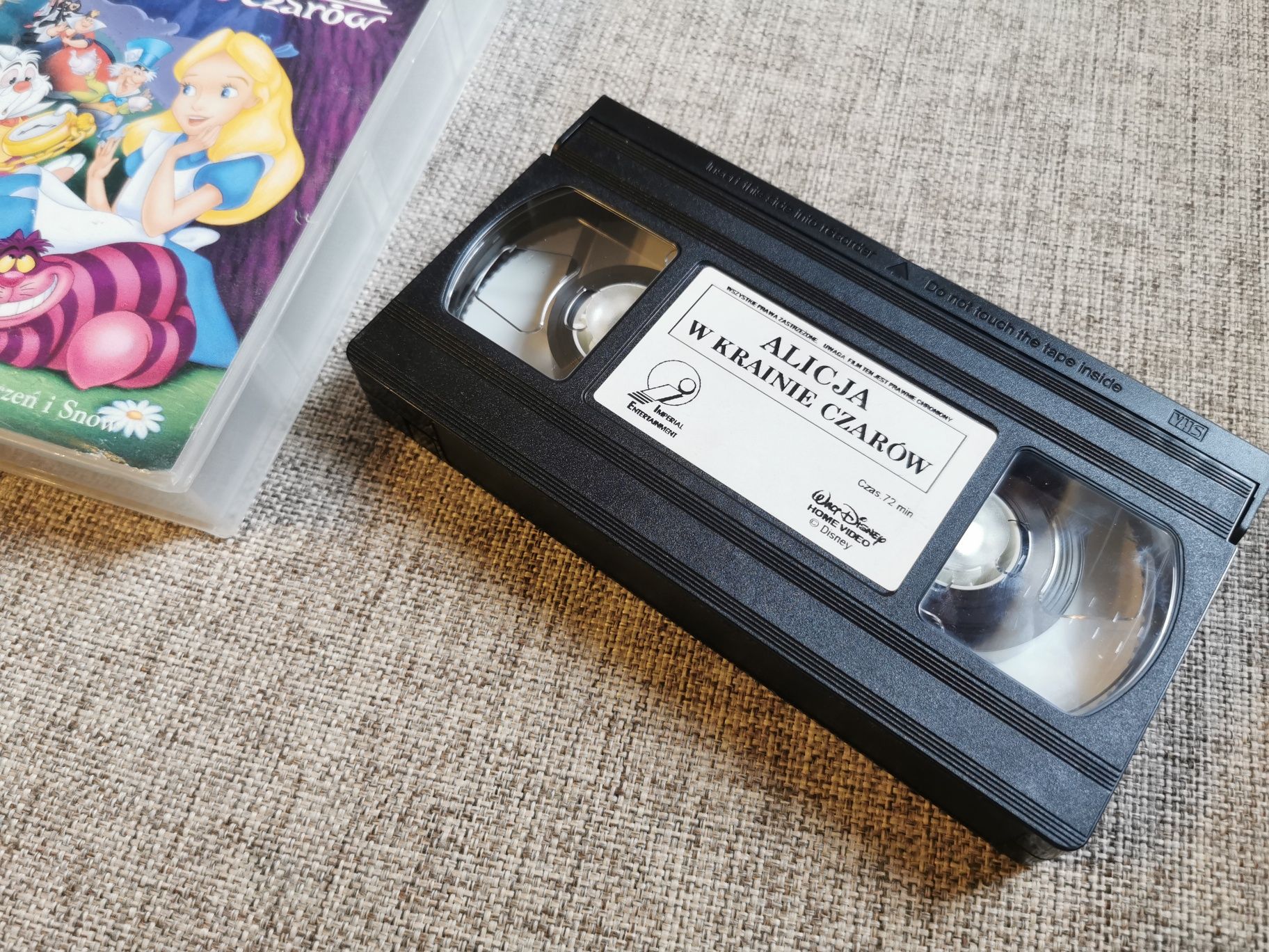 Kaseta VHS film - Alicja w Krainie Czarów Walt Disney