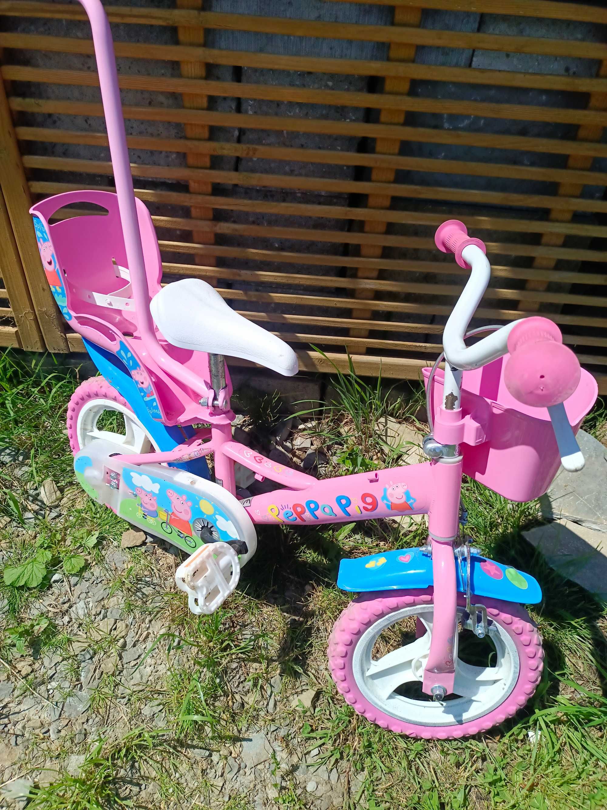 Rowerek 12 cali Peppa kółka boczne