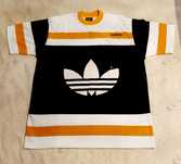 Футболка типу хокейка, вінтажна "adidas originals"стилю реп,хіп-хоп.