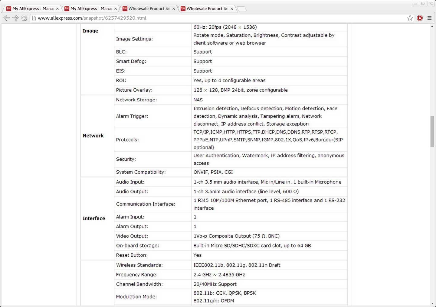 Kamera IP do monitoringu Hikvision DS-2CD4032FWD-A 3MP (2048 x 1536)