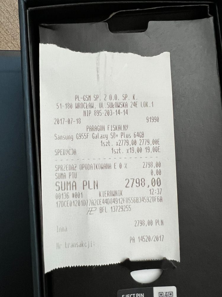 Samsung S8 plus z etui