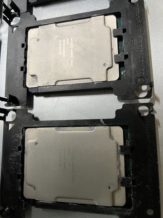 Lote 7x Intel CPU for HP Gen10 + 1x Cooler