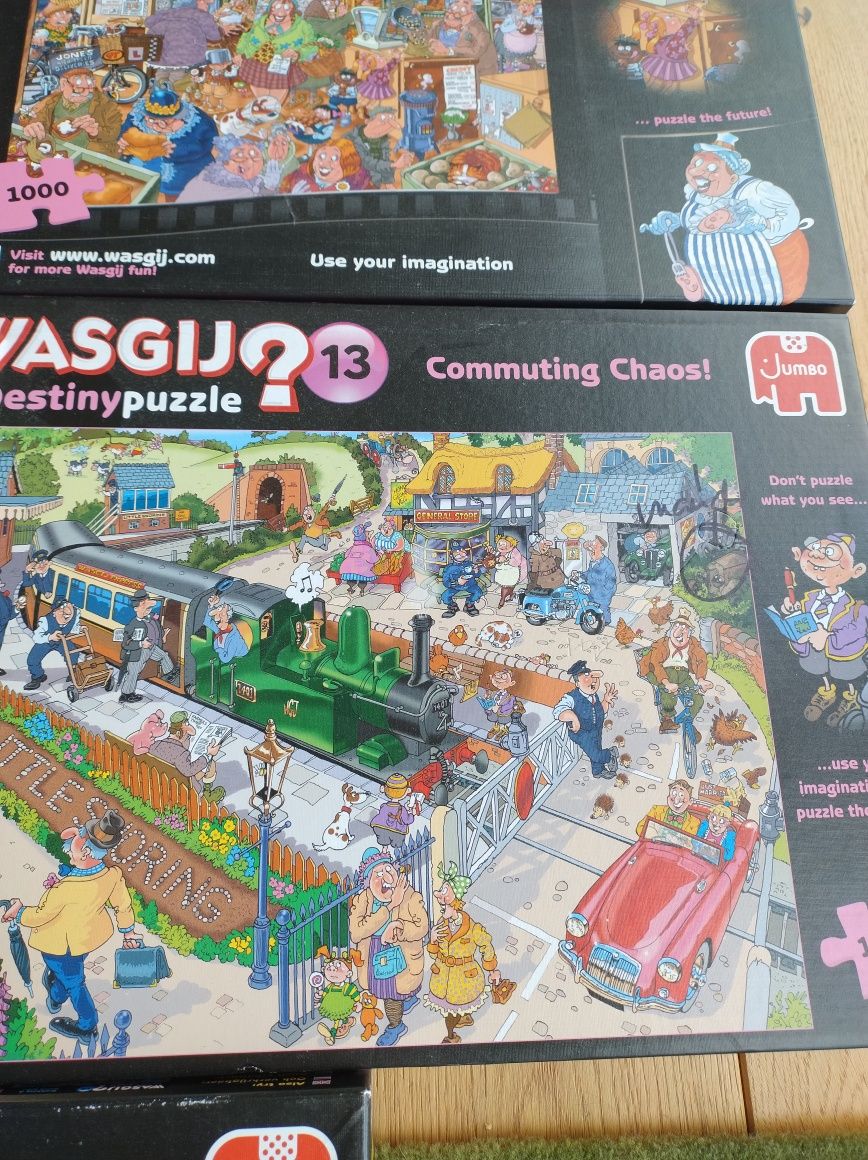 Wasgij puzzle zestaw układanka 5 sztuk