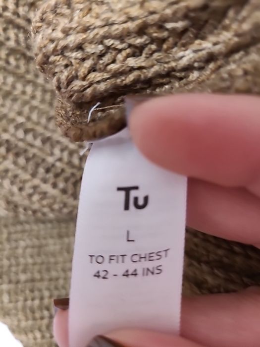 Мужской, вязаный кардиган 54 размер.