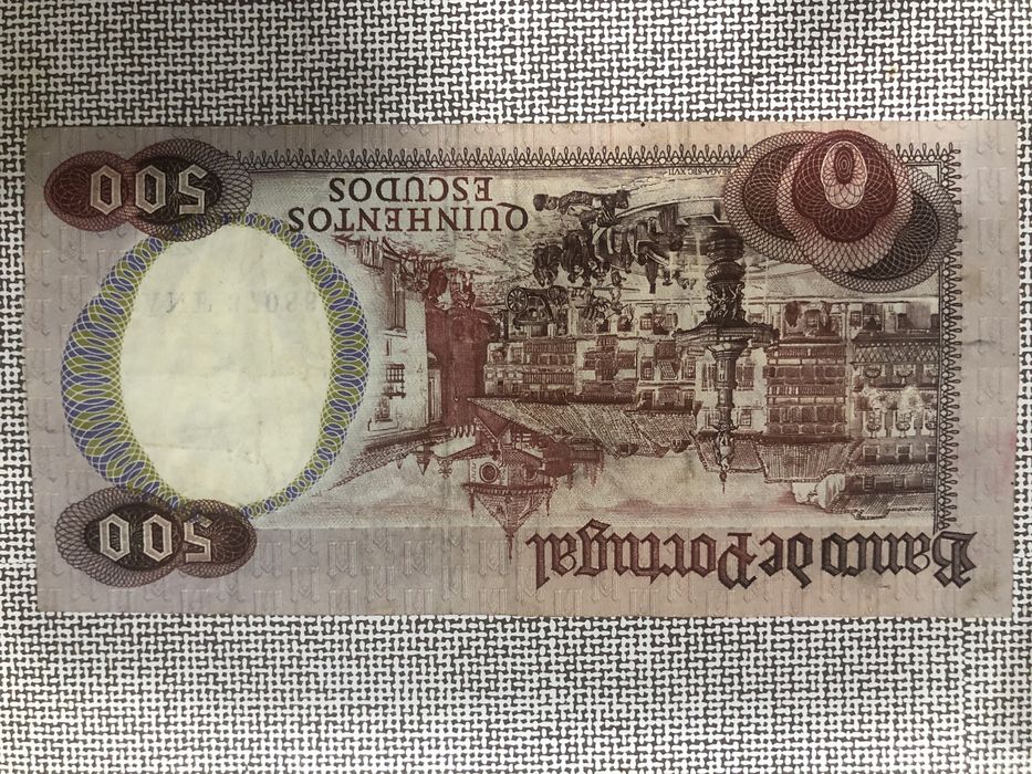4 Notas de 500 escudos