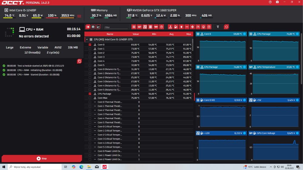 komputer gamingowy komputer stacjonarny do gier i5 12tb gtx 1660 super