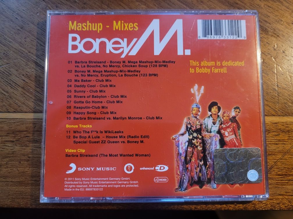 CD Boney M Goes Club by DJ D.Laurent (MixTape) 2011 Sony