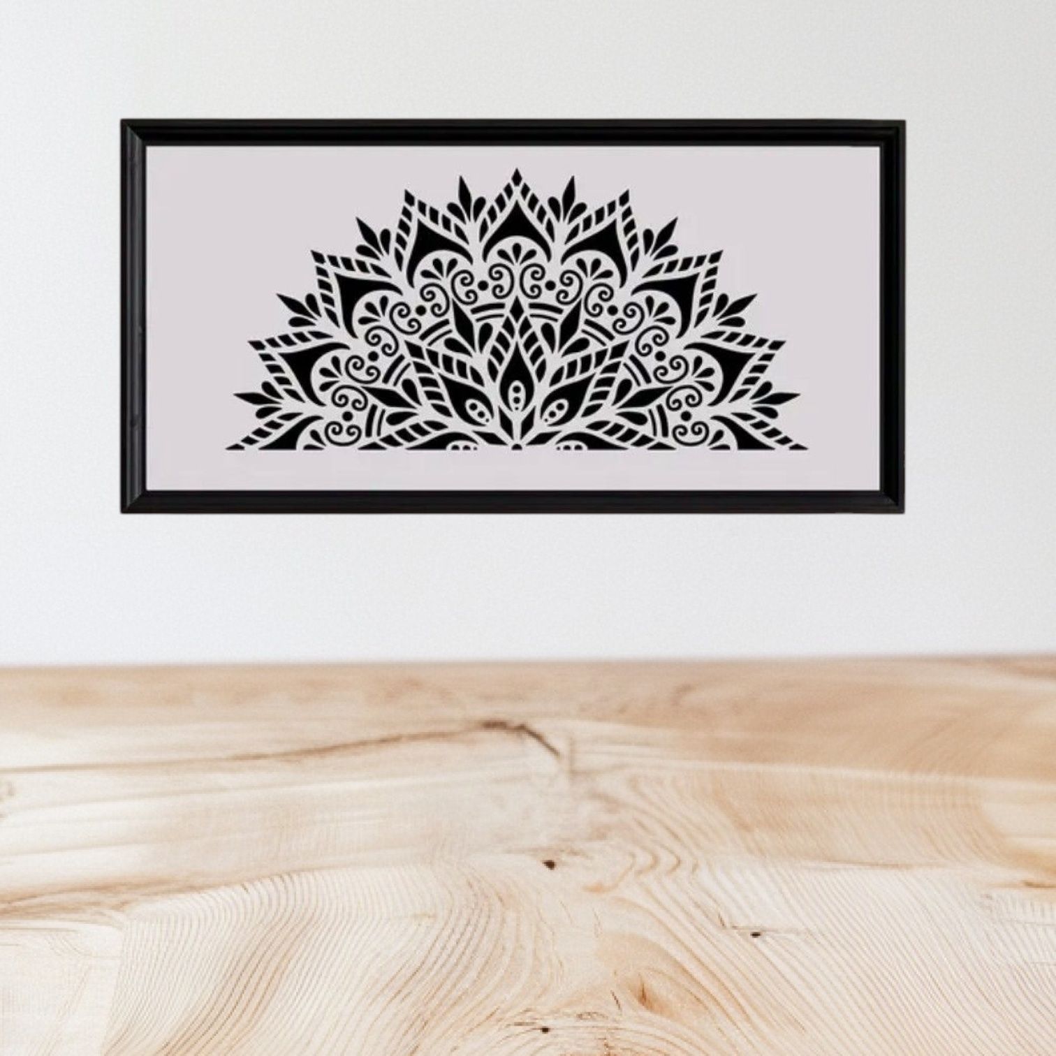 Szablon Mandala (wzór 40x70cm szablon 20x35cm ) malarski, DIY - Nowy