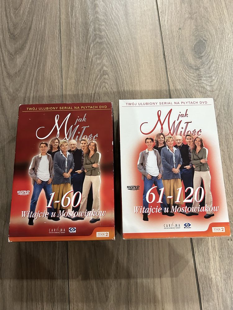 M jak Miłość 2x BOX (Odcinki 1-120) Zestaw Kolekcjonerski