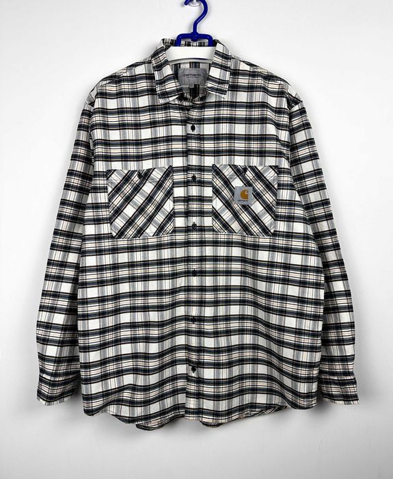 Koszula w kratę CARHARTT męska workwear logo r. XL