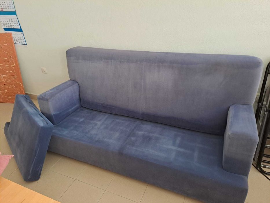 Sofá azul 182x80x90cm