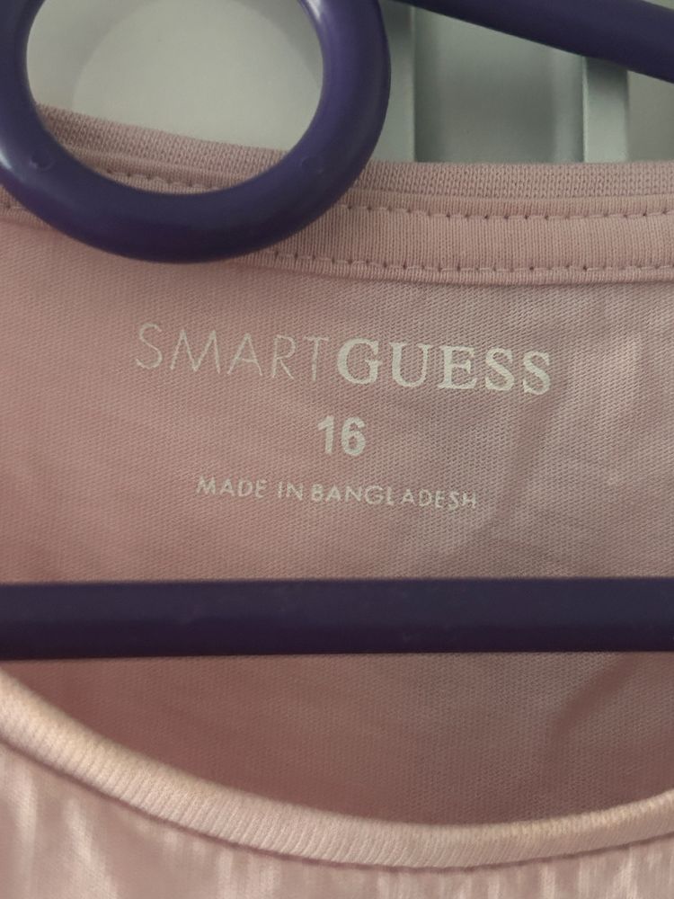 Różowa bluzka Guess r.S