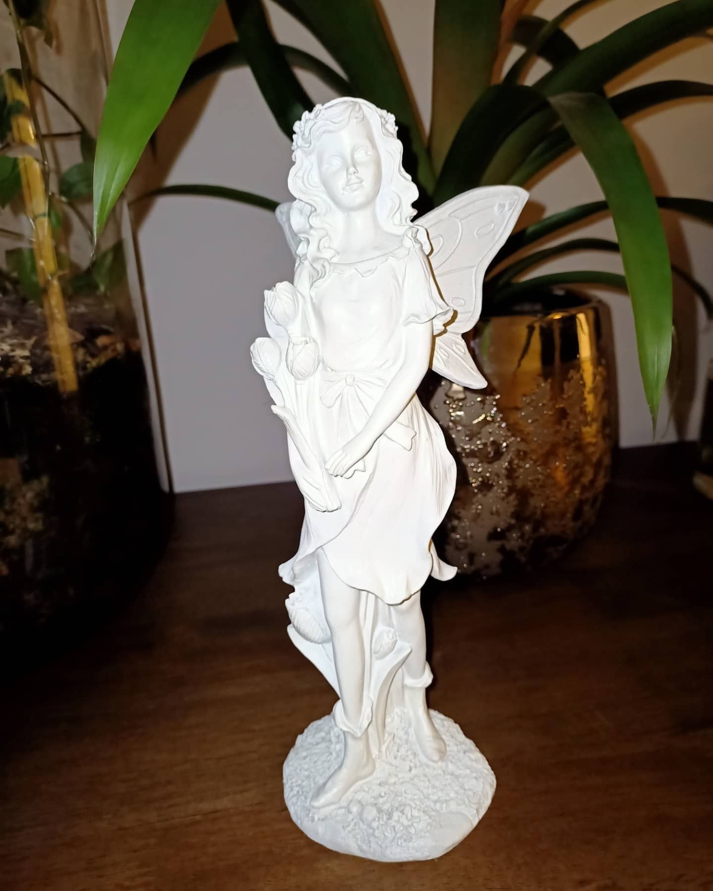 Figurka anioł aniołek cherubin Serafin dekoracja vintage retro PRL