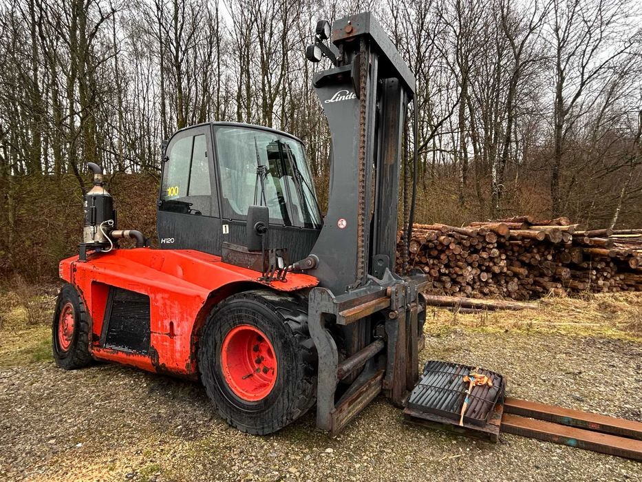 Wózek widłowy Linde  H120D 12TON maszt STANDARD -2009 r