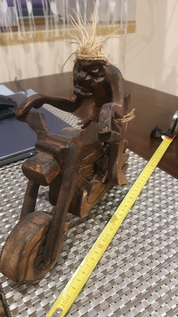 Motorek zabawka z dziadem