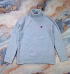 Свитер Tommy Hilfiger Jeans шерстяной мужской с горлом гольф оверсайз