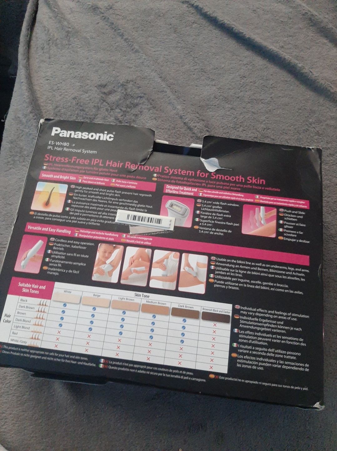 Depilator Panasonic ES-WH80