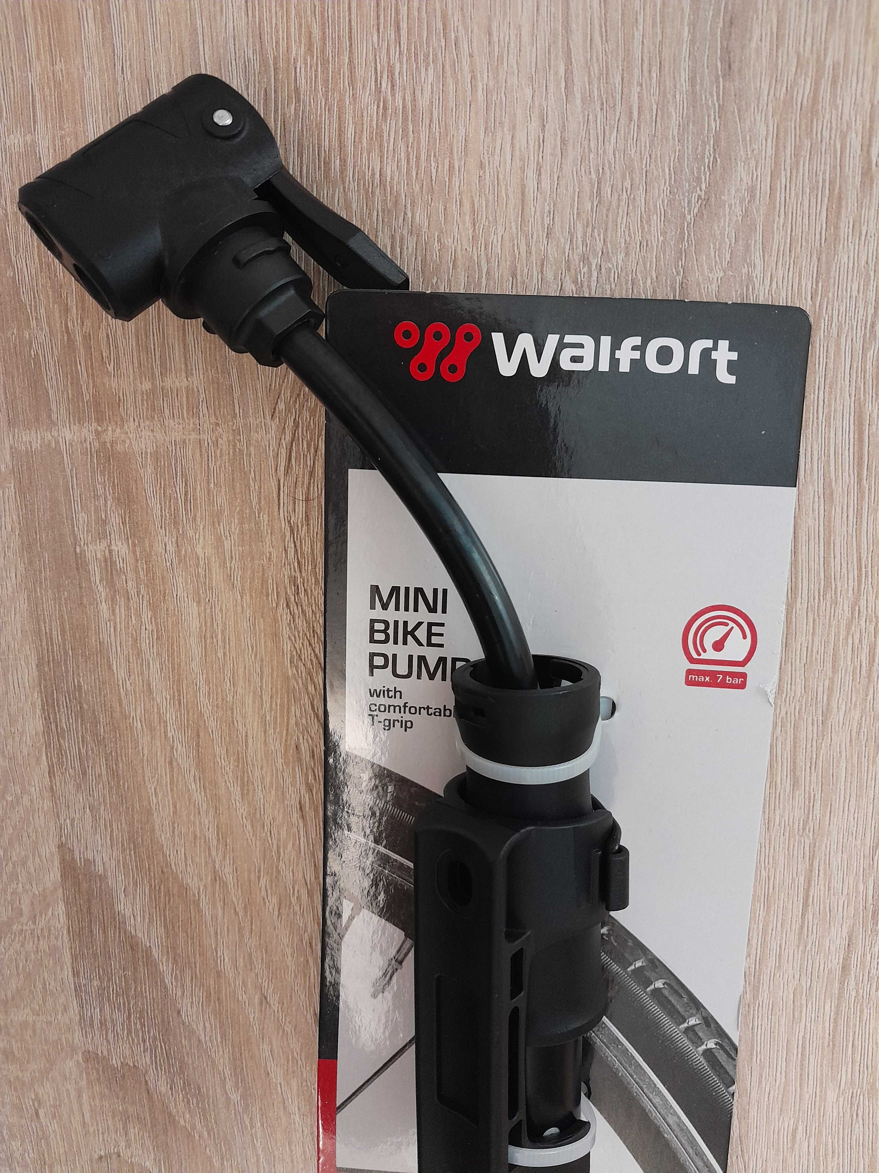 Mini Pompka do roweru Walfort _uniwersalna, z uchwytem
