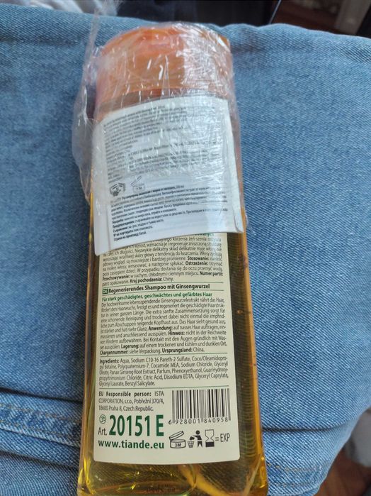 Oddam szampon do wlosow po dacie