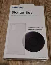 Samsung S20 Starter Set Ładowarka EP-P1100 + Etui Clear Cover