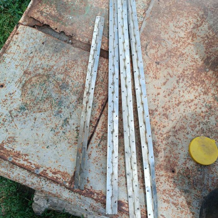 Рояльні петлі для меблів (довгі, металеві) – набір різних розмірів