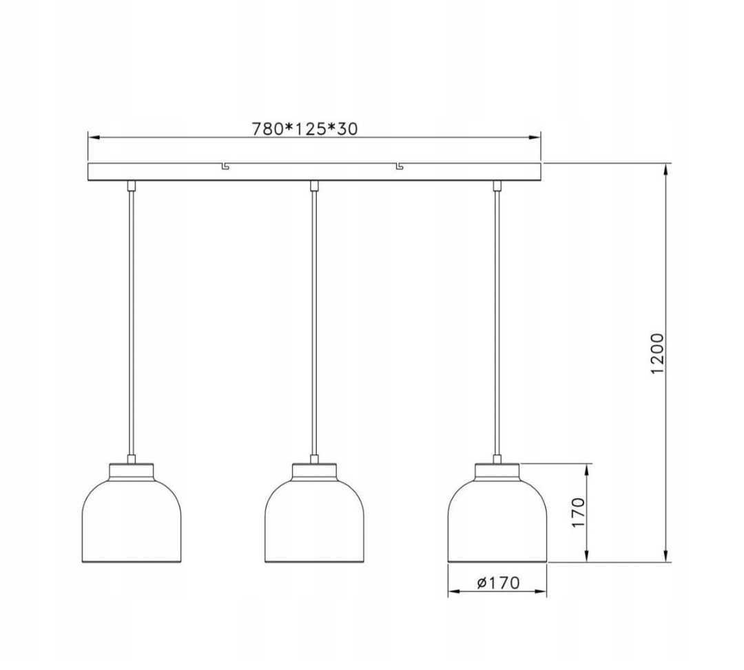Lampa wisząca Tonka