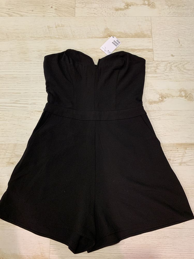 H&M kombinezon nowy czarny 38