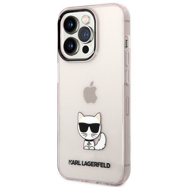 Karl Lagerfeld Etui iPhone 14 Pro Max Choupette Body, Różowy