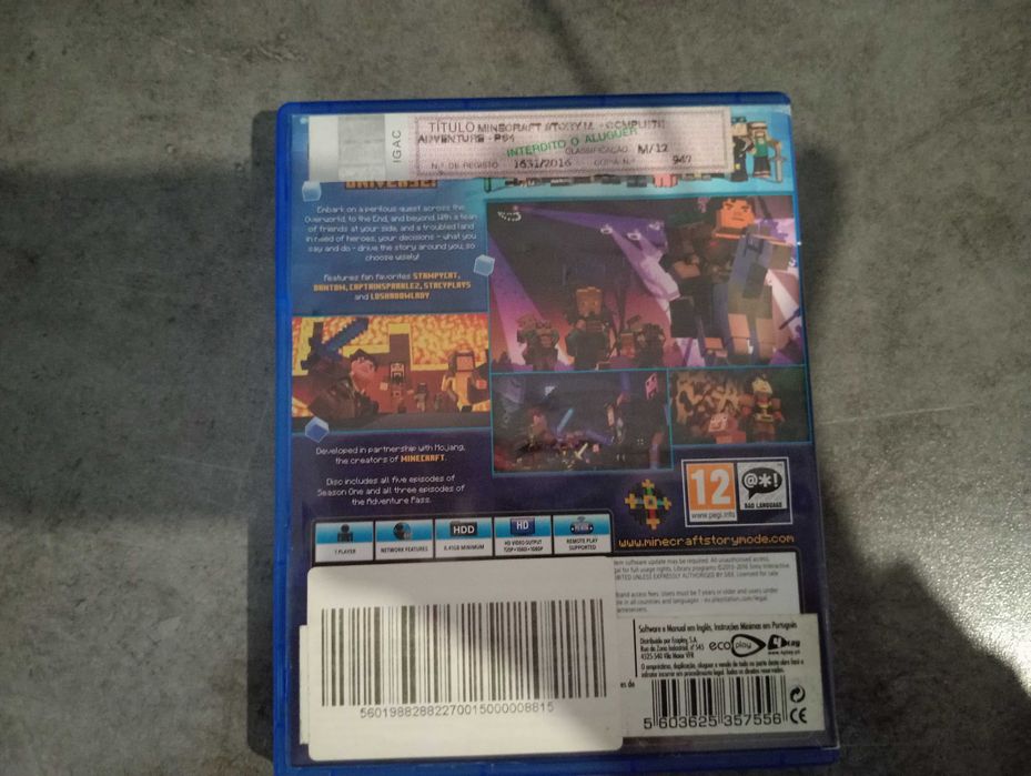 Jogo Minecraft  story mode