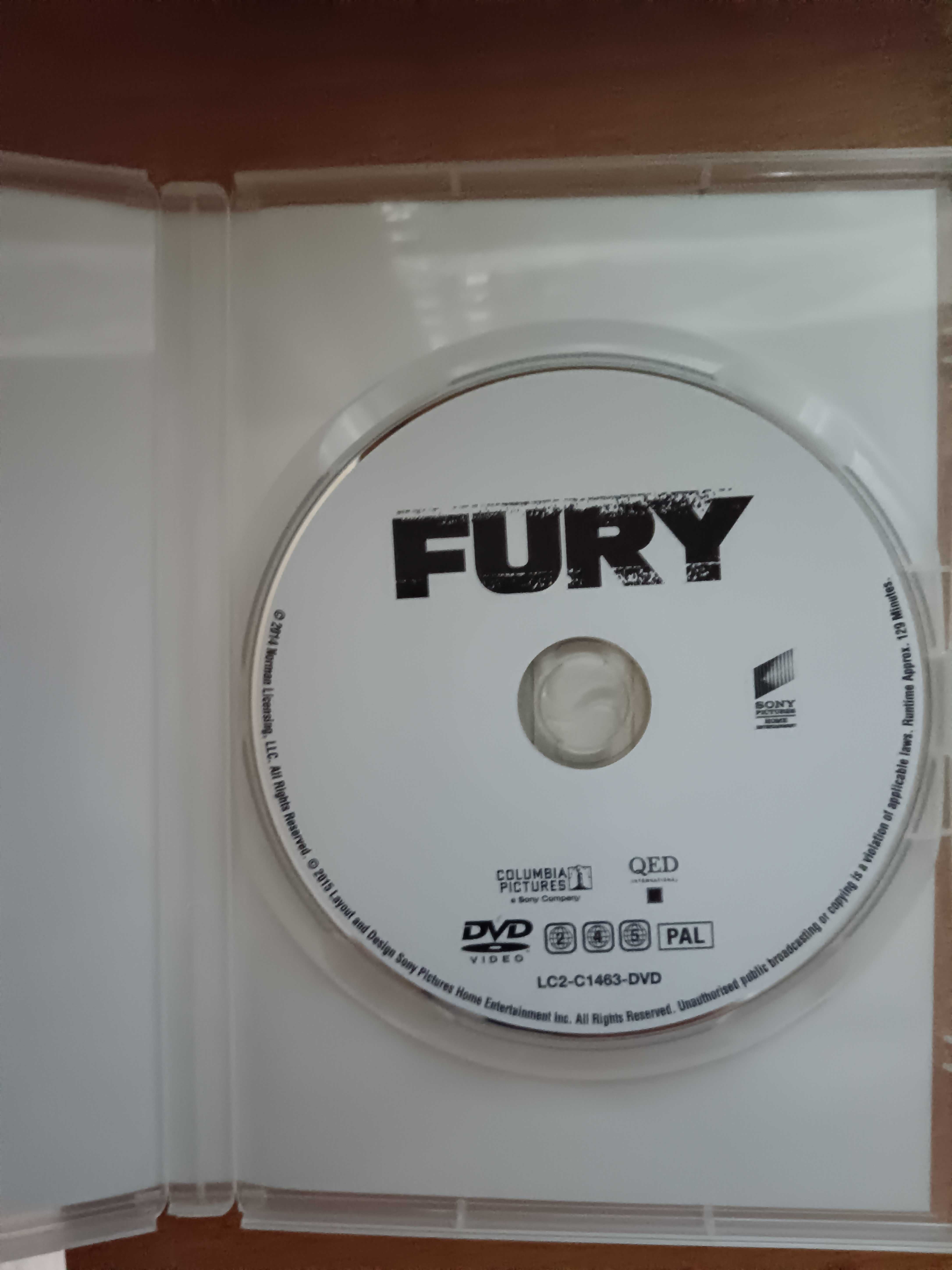 filme dvd original - fúria