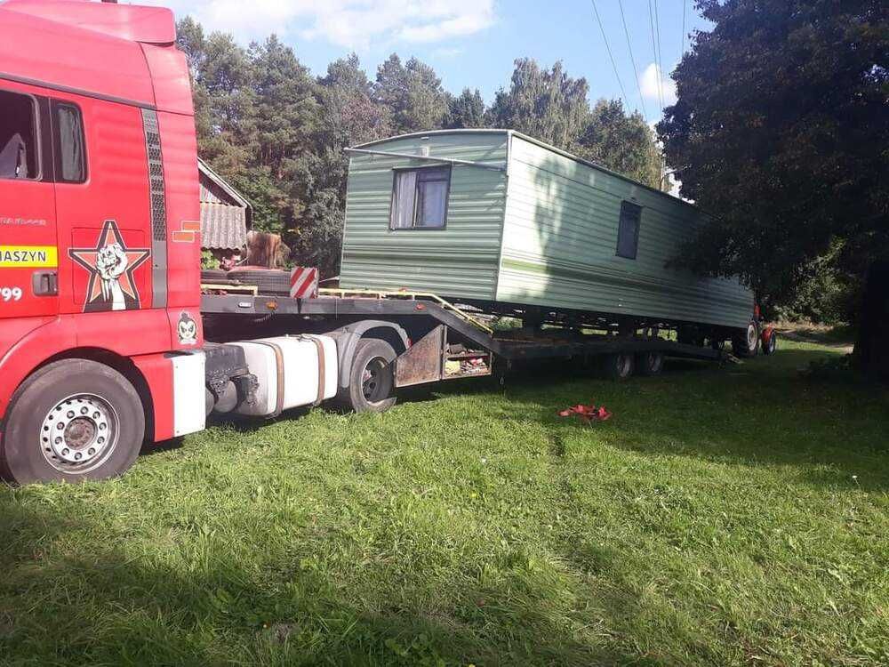 Laweta Transport Niskopodwozie Kombajny Ciągniki Koparki Domki