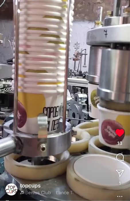 Діючий бізнес , виробництво паперових стаканів