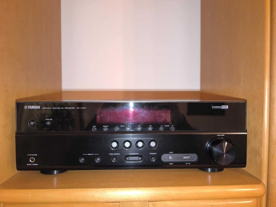 Amplituner Yamaha RX-V377 + Głośnik Yamaha 2x NS-E55 + Głośnik NS-C55