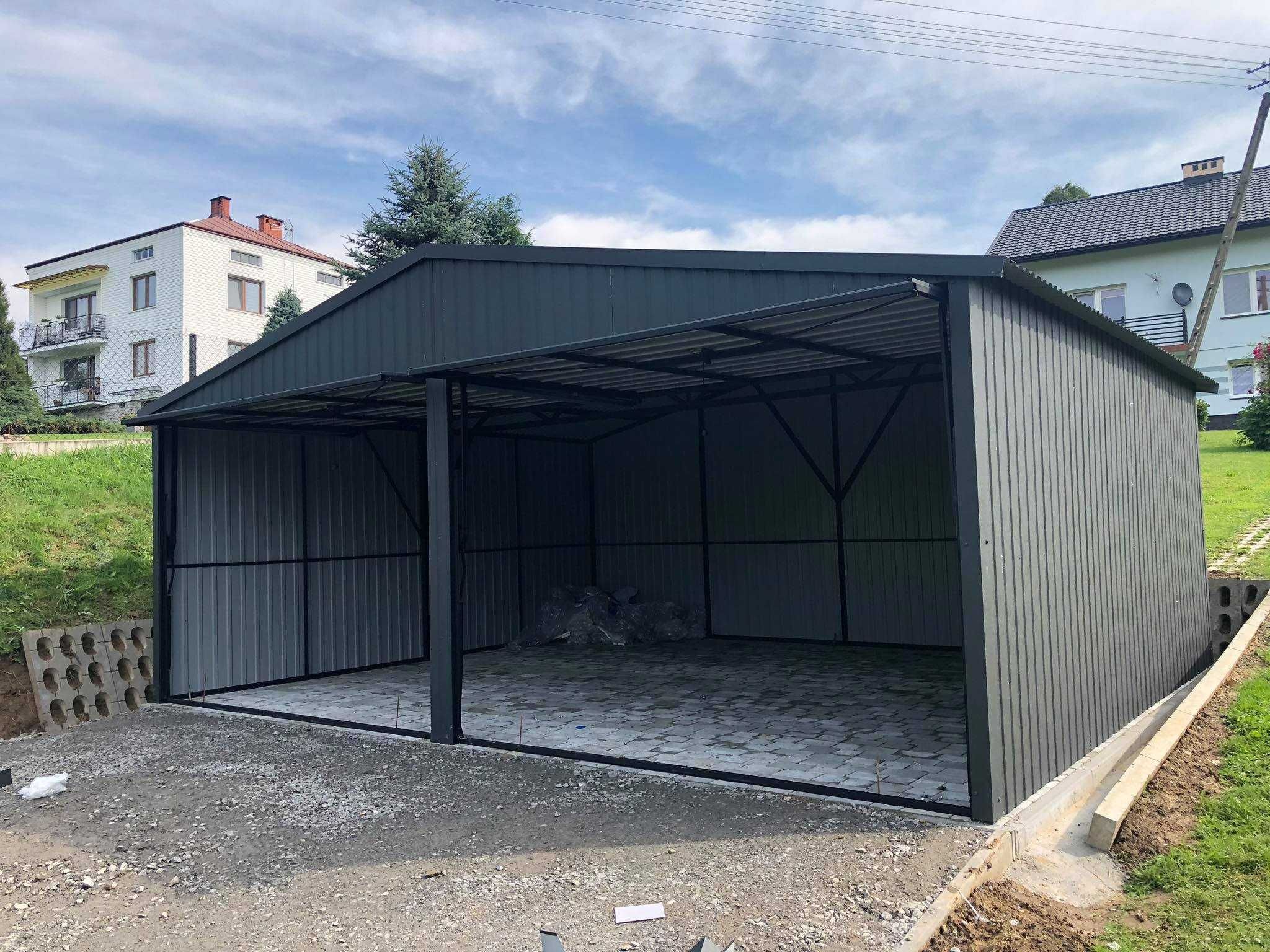 Garaż Blaszany 6x5 BTX 7016 Antracyt Mat